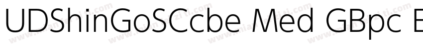 UDShinGoSCcbe Med GBpc E字体转换